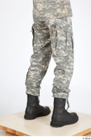  Photos Army Man in Camouflage uniform 9 21th century Army Camouflage desert leather shoes lower body trousers 0006.jpg